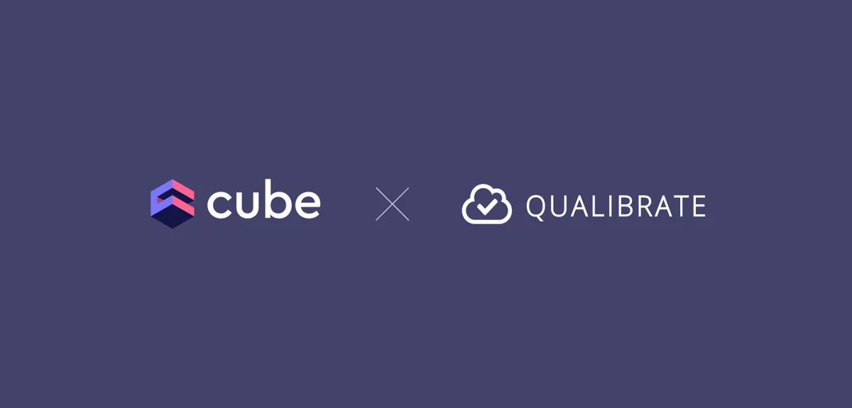 Cover of the 'How We Build Analytics at Qualibrate Using Cube.js and Vue.js' blog post