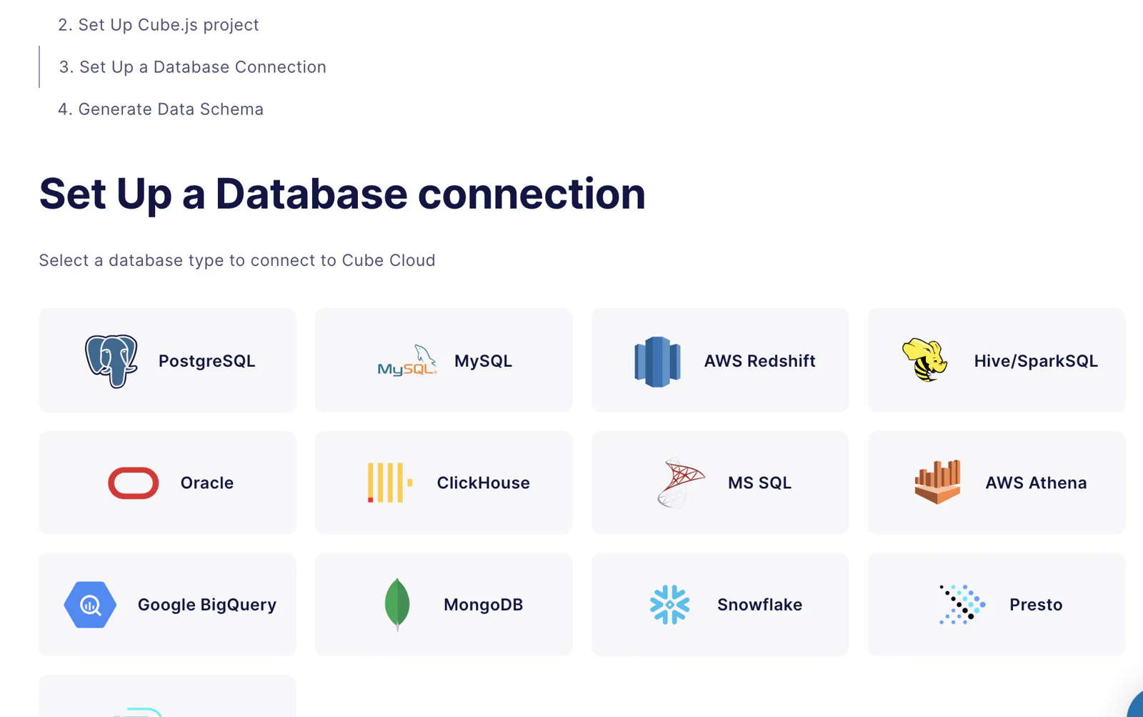 Select Database Engine