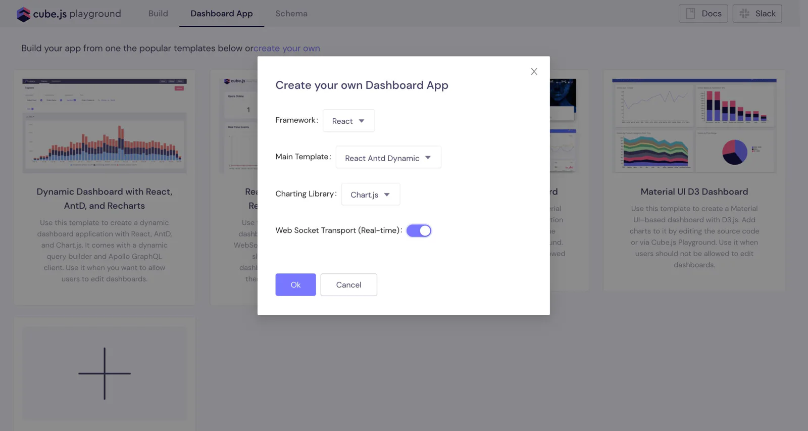 Create custom app