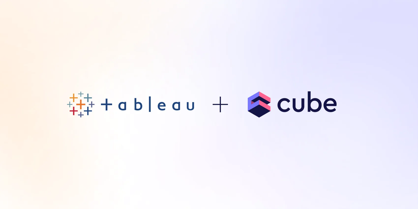Cover of the 'Connecting Cube to Tableau tutorial' blog post