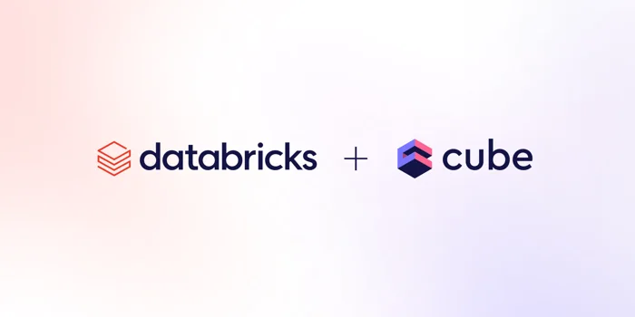 Cover of the 'Announcing the Cube and Databricks integration' blog post